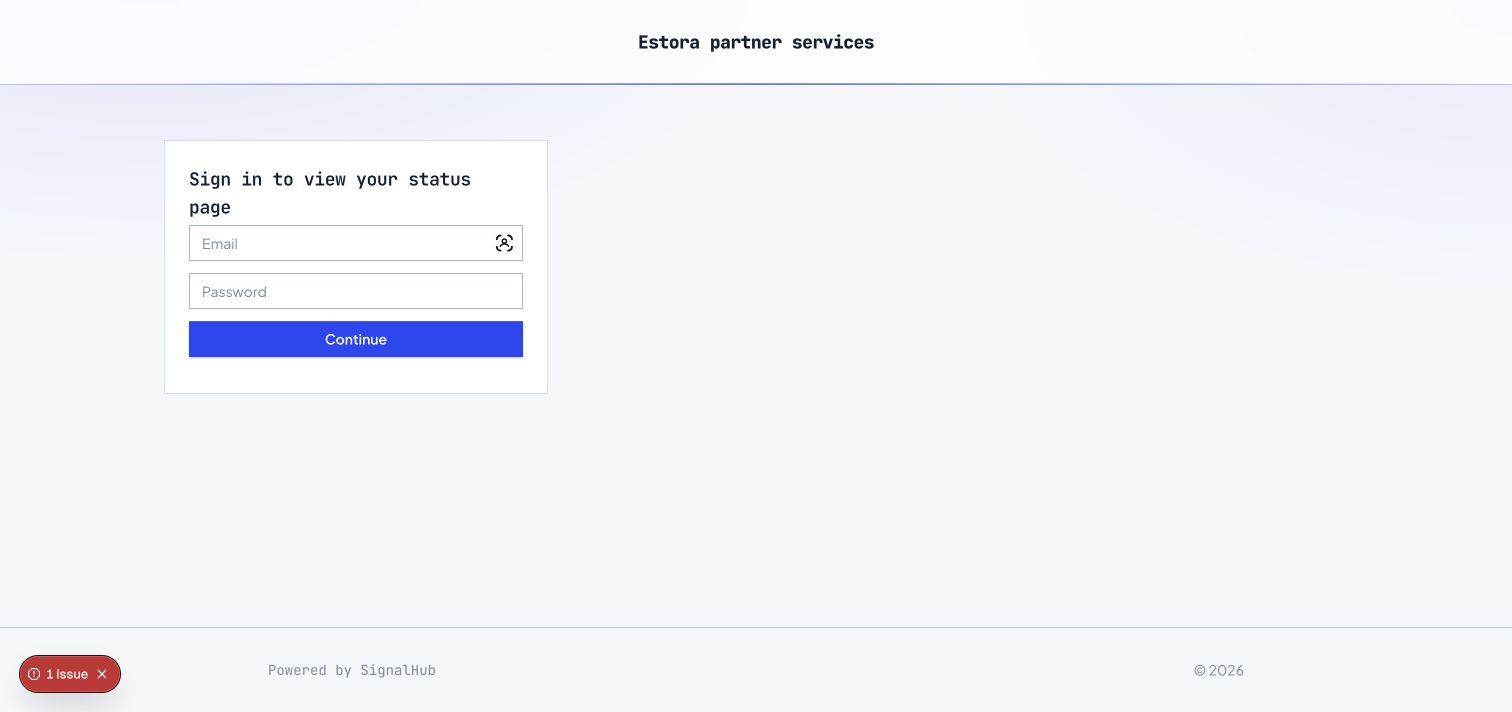 Sign-in gate on an audience page